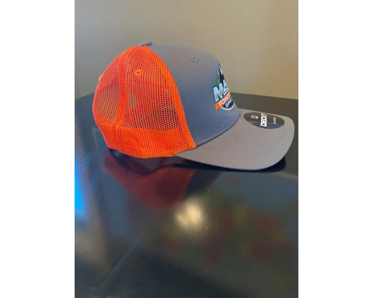 Grey/Orange Hat